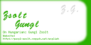 zsolt gungl business card